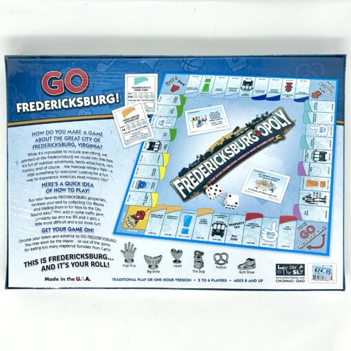 Fredericksburg-opoly Board Game - Made in Virginia Store